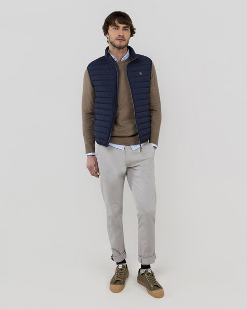 Chaleco Acolchado Básico EL GANSO HOMBRE AZUL