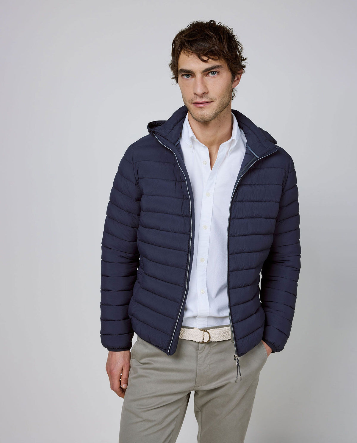 Chaqueta Acolchada Básica EL GANSO HOMBRE AZUL