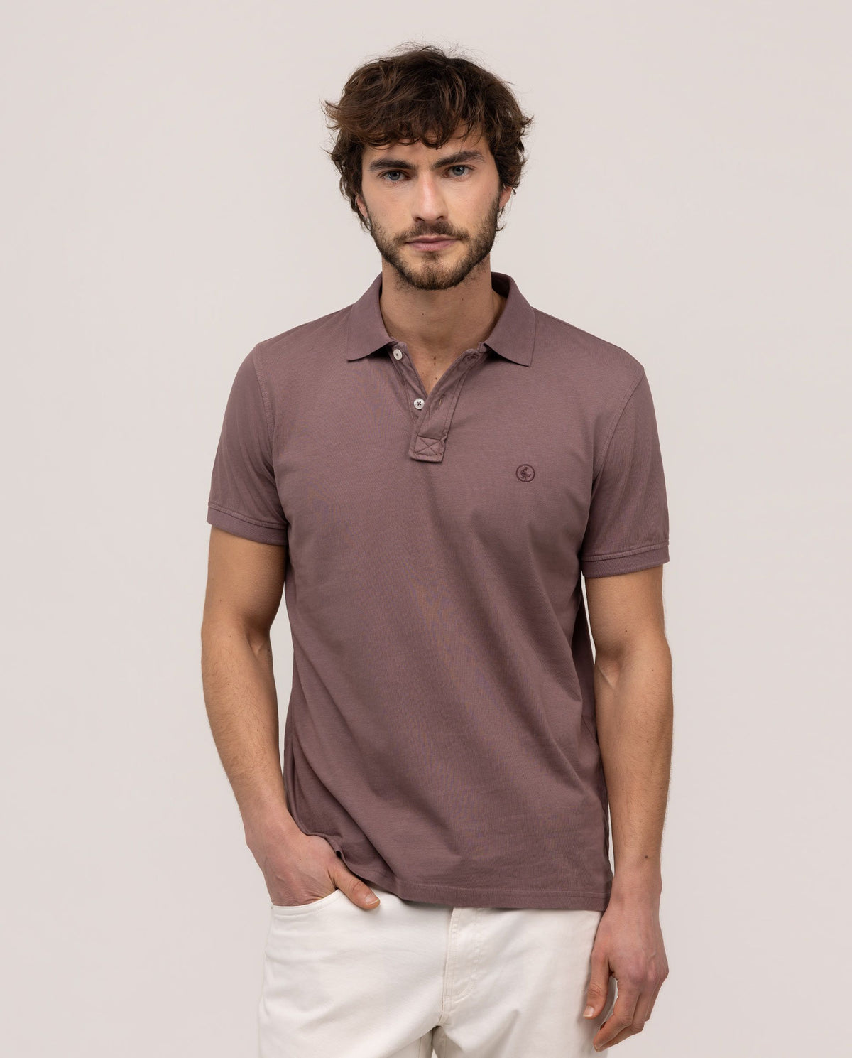 Polo Single Jersey EL GANSO HOMBRE MORADO