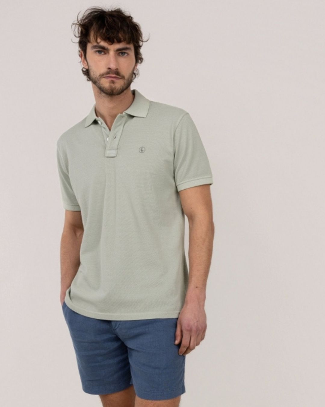 Polo Piqué Garment Dyed EL GANSO HOMBRE VERDE