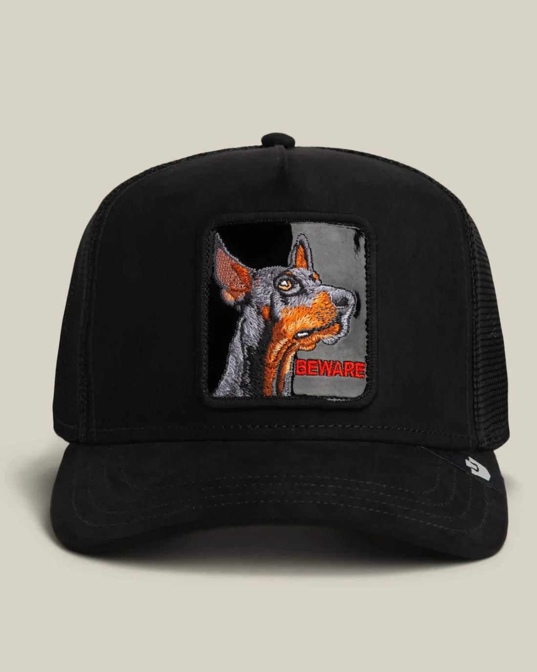 GORRA GORIN BROSS BLACK OUT DOBERMAN COLOR NEGRO