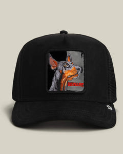 GORRA GORIN BROSS BLACK OUT DOBERMAN COLOR NEGRO