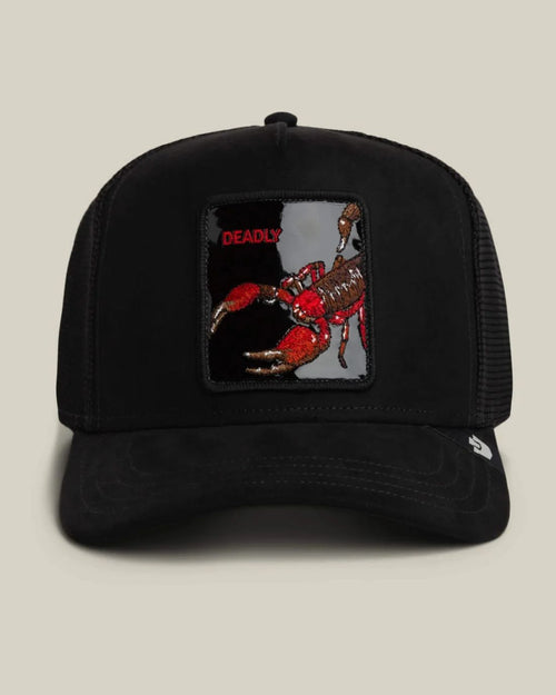 GORRA GORIN BROSS BLACK OUT SCORPION COLOR NEGRO
