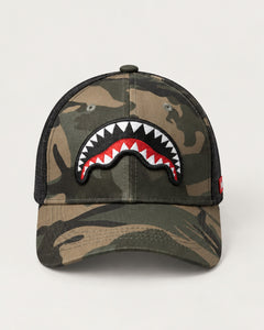 GORRA CON LOGO BORADO EN FRENTE Y MALLA DETRÁS PARA CABALLERO SPRAYGROUND PARA HOMBRE COLOR SGMA04H24CAMO