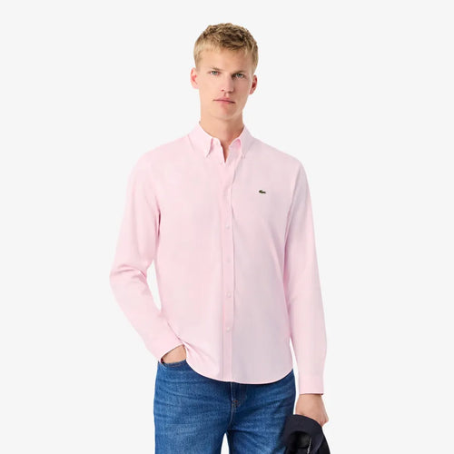 LACOSTE CH2933ADY CAMISA DE ALGODON FIT LIGHT PINK
