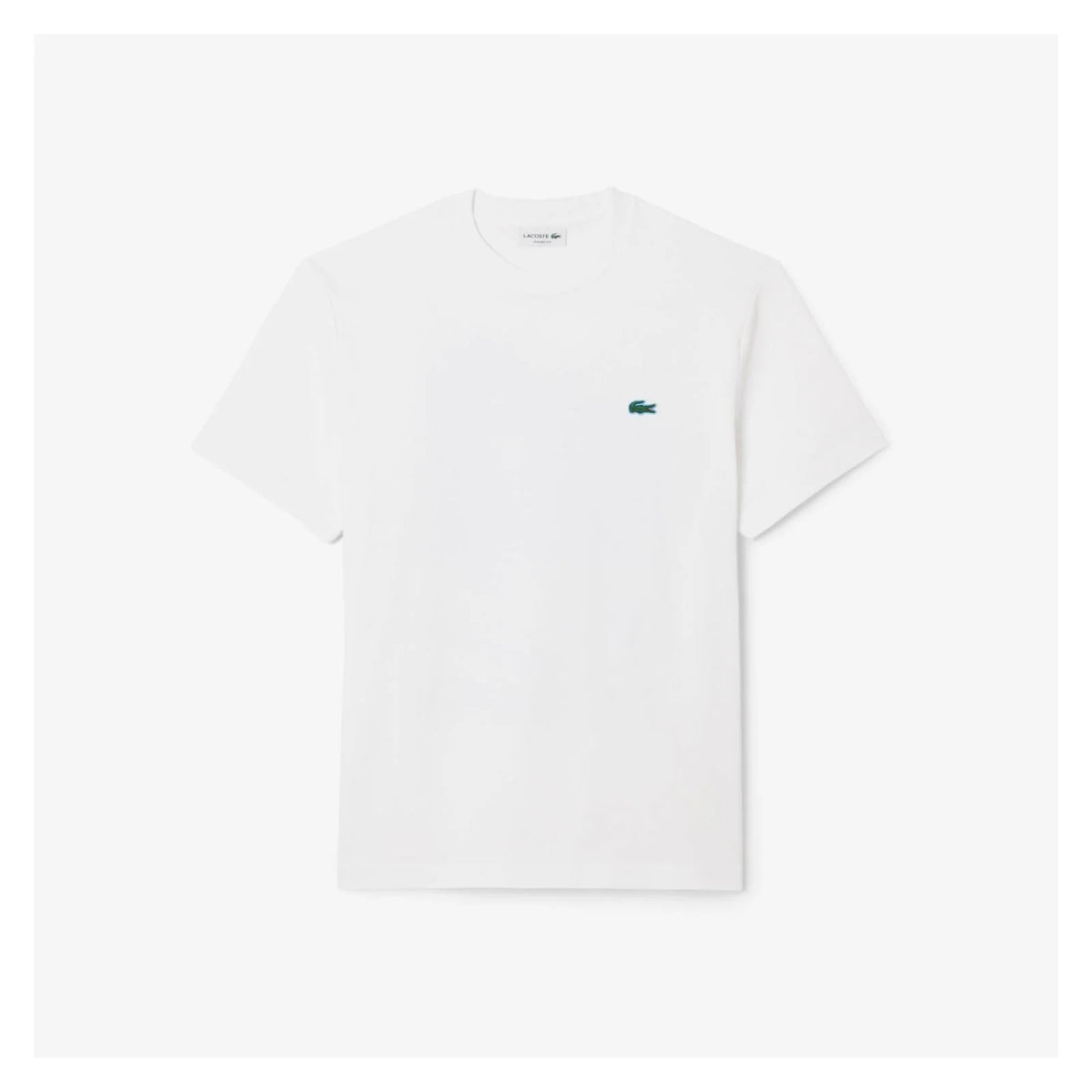 LACOSTE TH5505001 CAMISETA DE ALGODON ESTAMPADA WHITE