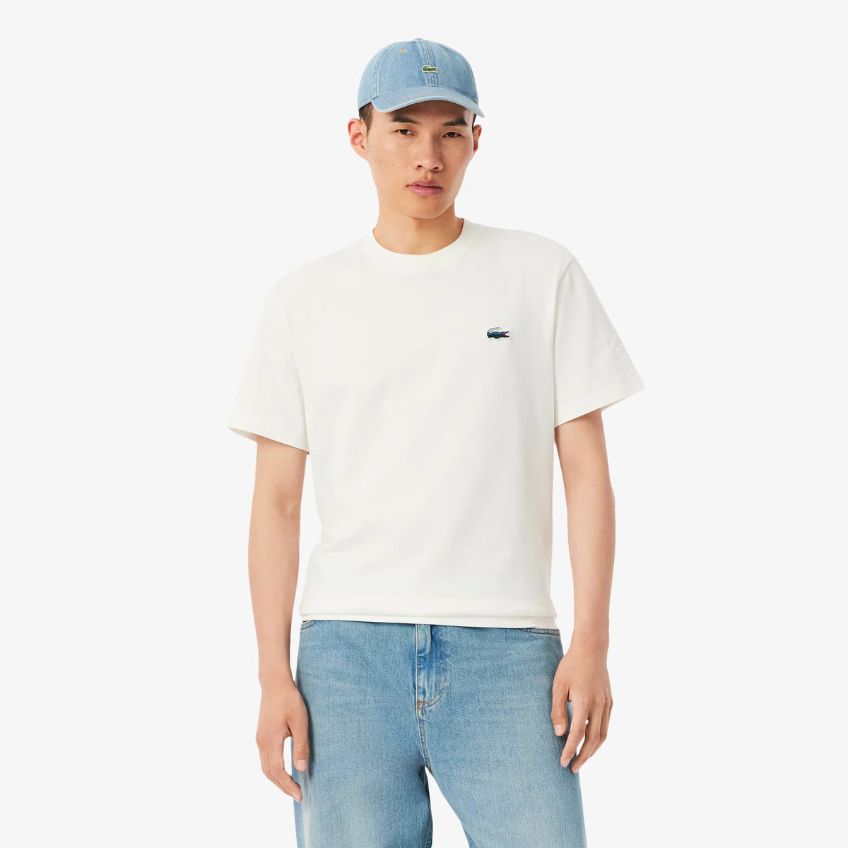 LACOSTE TH589970V CAMISETA WHITE