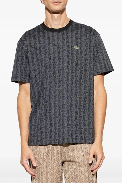LACOSTE TH59026NI CAMISETA DE ALGODON MONOGRAMA BLACK