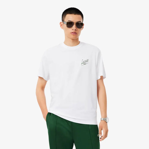 LACOSTE TH5948001 CAMISETA MULTI ESTAMPADA WHITE