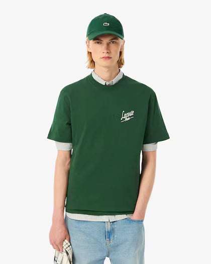 LACOSTE TH5948132 CAMISETA MULTI ESTAMPADA GREEN