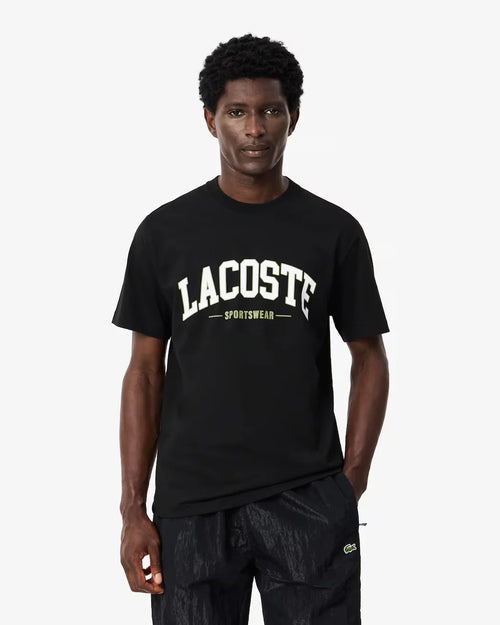 LACOSTE TH656523031 CAMISETA DE ALGODON BLACK