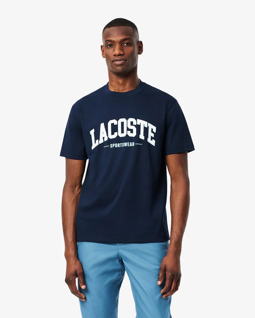 LACOSTE TH656523166 CAMISETA DE ALGODON BLUE