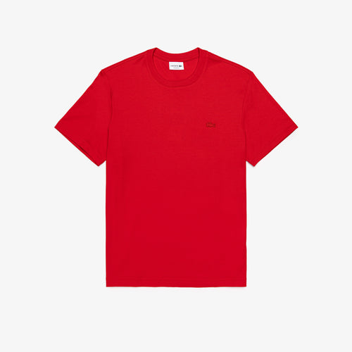 LACOSTE TH8621240 CAMISETA INTERLOCK DE ALGODON RED