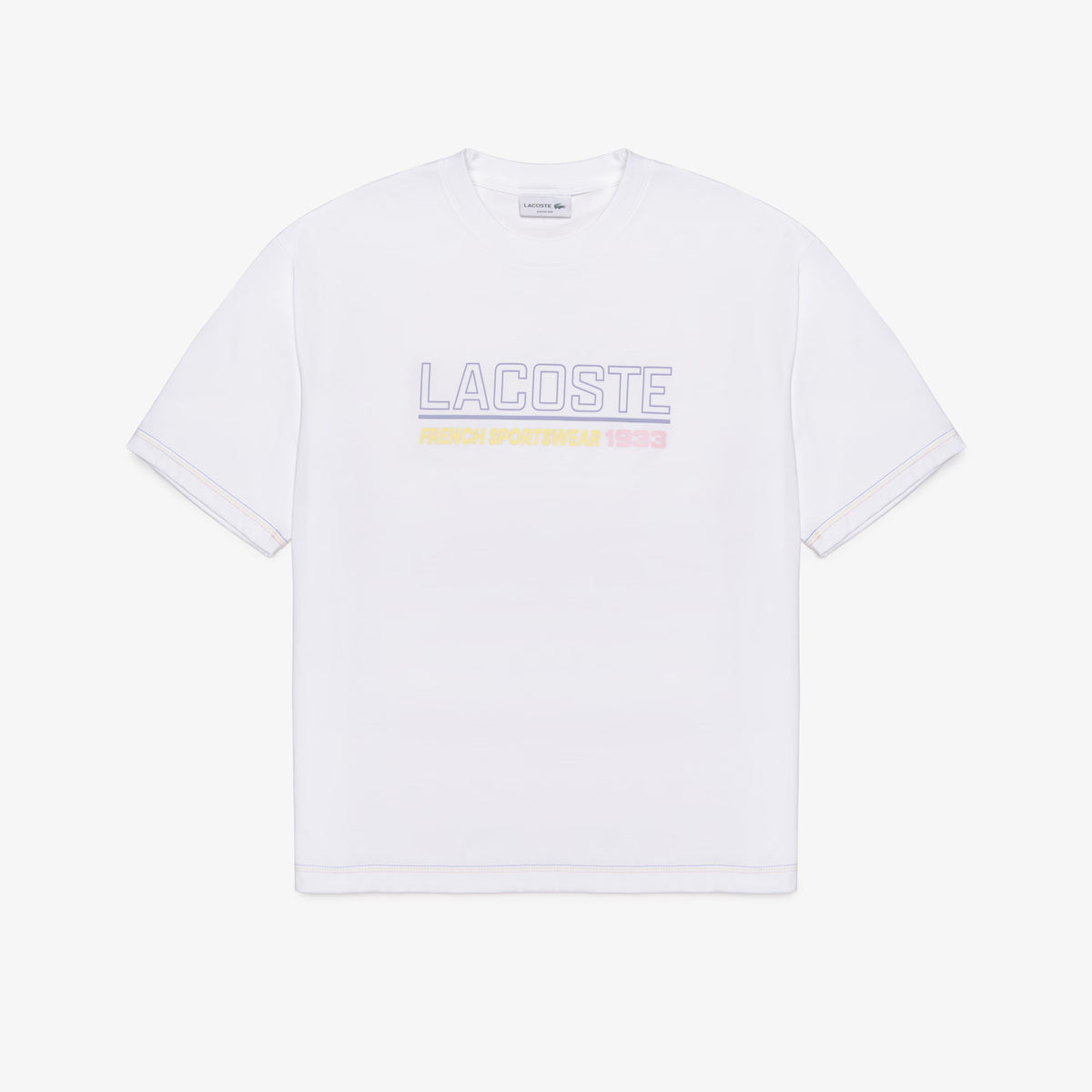 LACOSTE TH9284001 CAMISETA DE MANGA CORTA WHITE