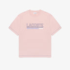 LACOSTE TH9284ADY CAMISETA DE MANGA CORTA HOLGADA ROSA