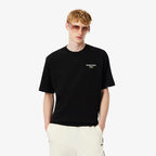 LACOSTE TH5950031 CAMISETA OVERSIZED ESTAMPADA BLACK