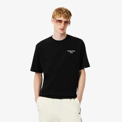 LACOSTE TH5950031 CAMISETA OVERSIZED ESTAMPADA BLACK