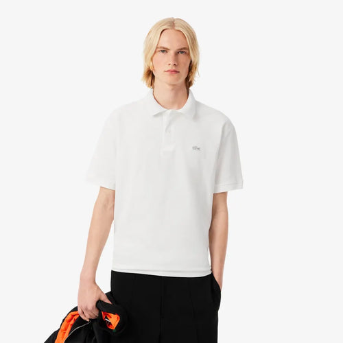 LACOSTE PH7757001 POLO PIQUE PESADO FIT HOLGADO WHITE