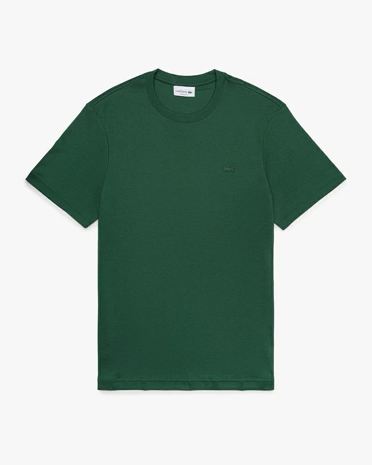 LACOSTE TH8621132 CAMISETA INTERLOCK DE ALGODON GREEN