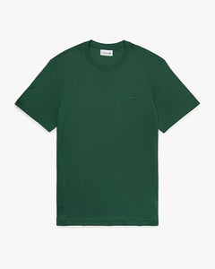 LACOSTE TH8621132 CAMISETA INTERLOCK DE ALGODON GREEN