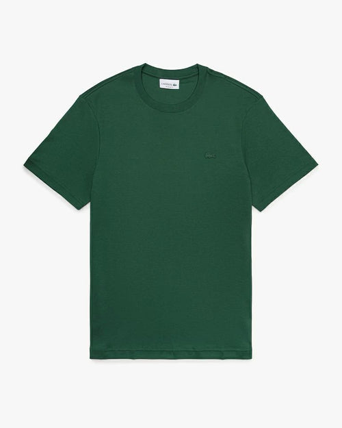 LACOSTE TH8621132 CAMISETA INTERLOCK DE ALGODON GREEN