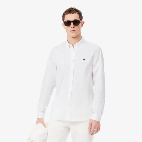 CAMISA LACOSTE HOMBRE BLANCO CH1843001