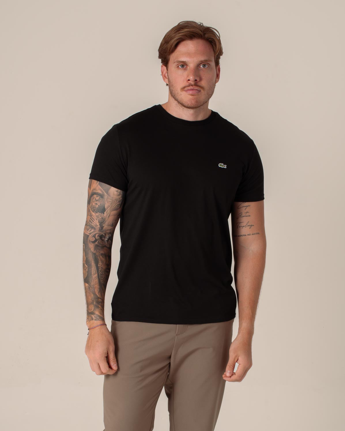 CAMISETA LACOSTE HOMBRE NEGRO TH6709031