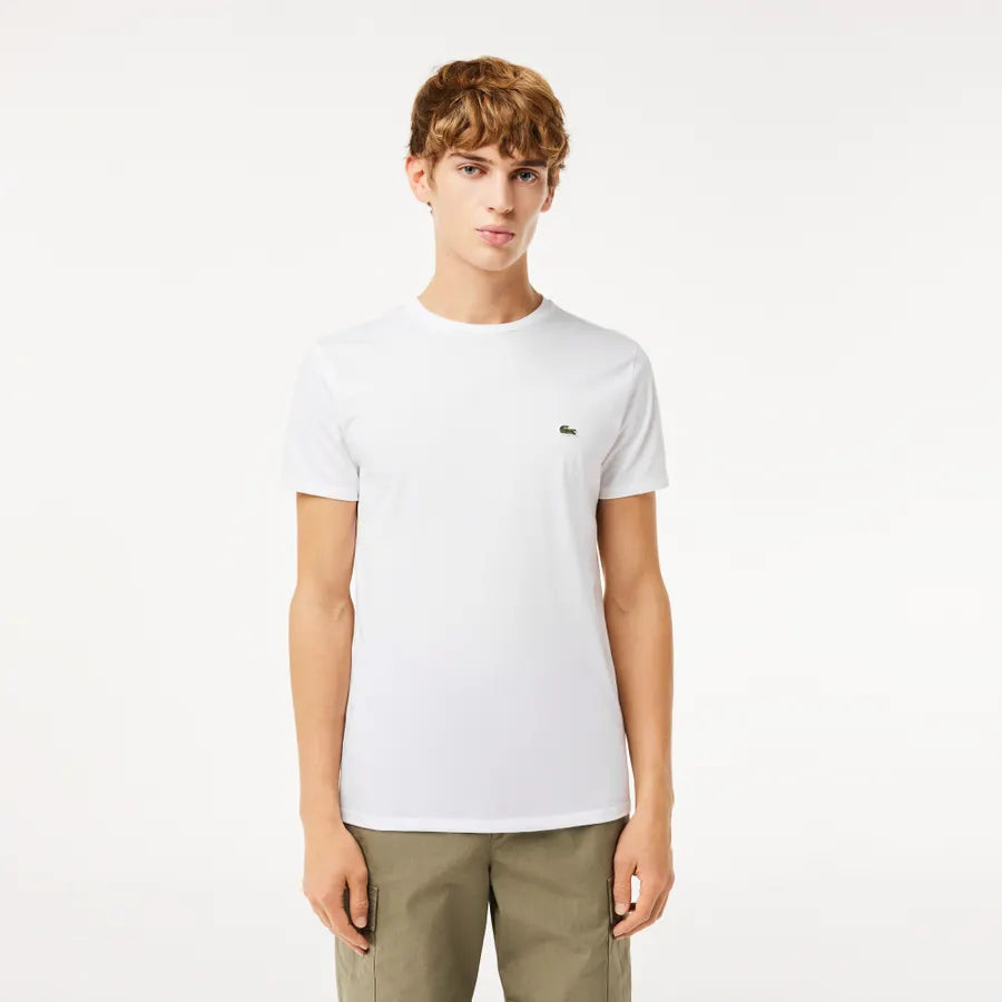 CAMISETA LACOSTE HOMBRE BLANCO TH6709001