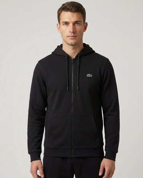 Sudadera Con Capucha Lacoste Para Hombre Negro SH9626031