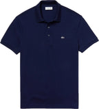 lacoste tipo polo elasizado al cuerpo azul SLIM FIT