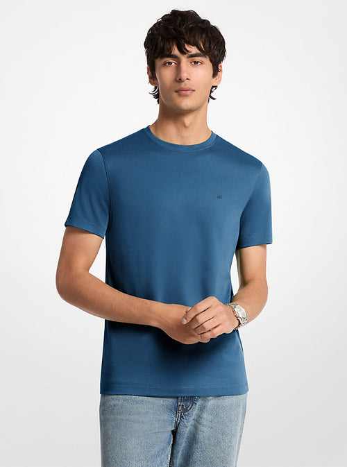 MICHAEL KORS CAMISETAS SLEEK MK CREW HOMBRE CF15FJ2C93424BLU