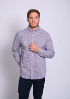 NAUTICA CAMISA MANGA LARGA DE HOMBRE BLANCO