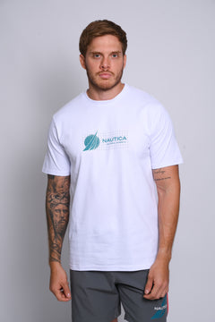 NAUTICA CAMISETAS DE HOMBRE BLANCO