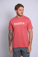 NAUTICA CAMISETAS DE HOMBRE ROJO