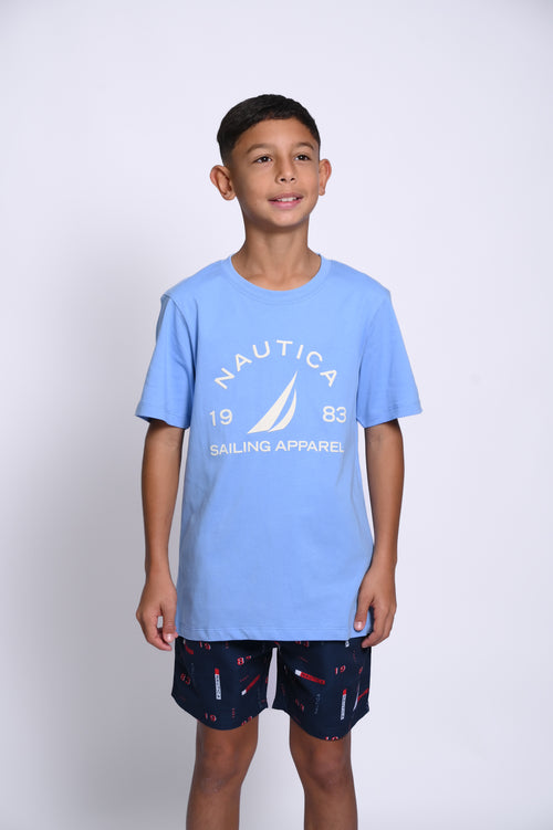 NAUTICA CAMISETAS DE NIÑO AZUL