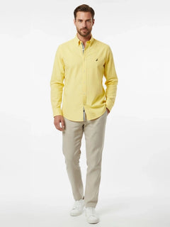 NAUTICA CAMISA M/L DE HOMBRE AMARILLO W74V01-7SN