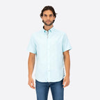 NAUTICA CAMISA M/C DE HOMBRE AZUL 01100W-45A
