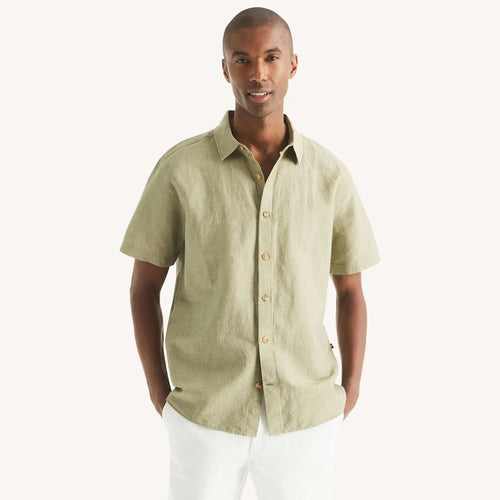 CAMISA NAUTICA PARA CABALLERO COLOR VERDE
