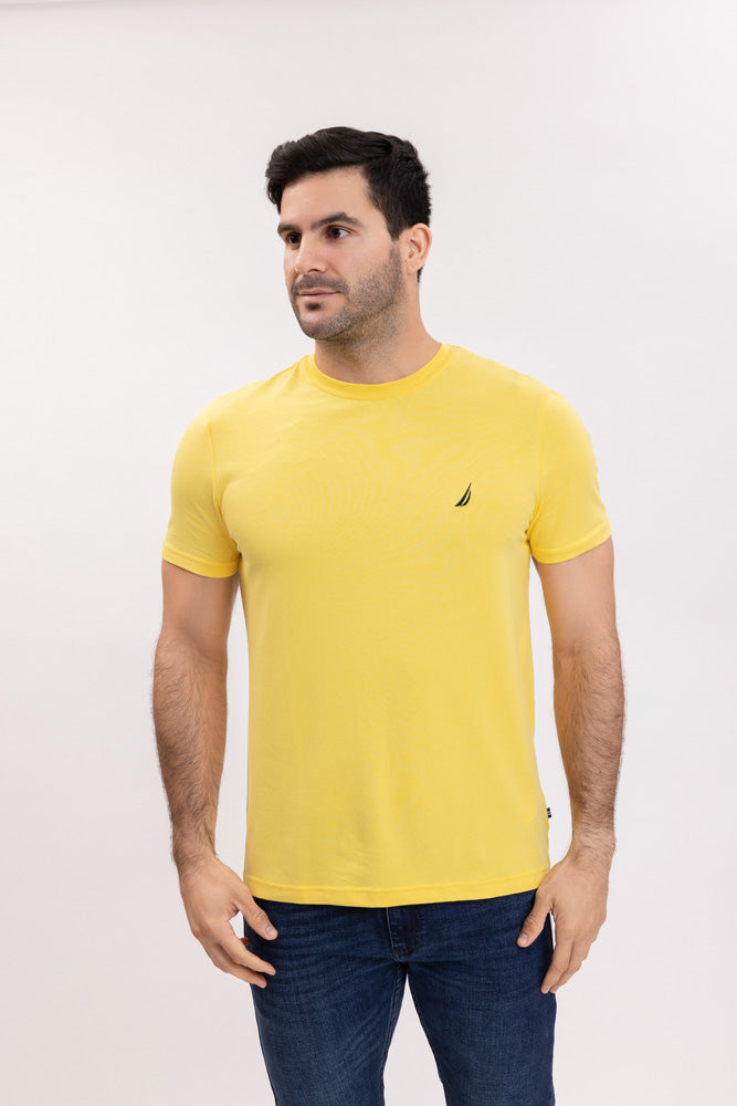 NAUTICA T-SHIRT M/C DE HOMBRE AMARILLO 27000V-72A