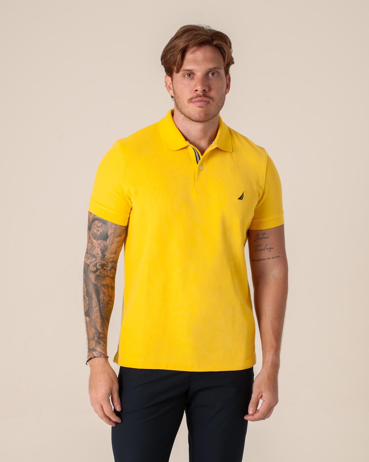 NAUTICA PLAYERA DE HOMBRE M/C AMARILLO K17001-7RE