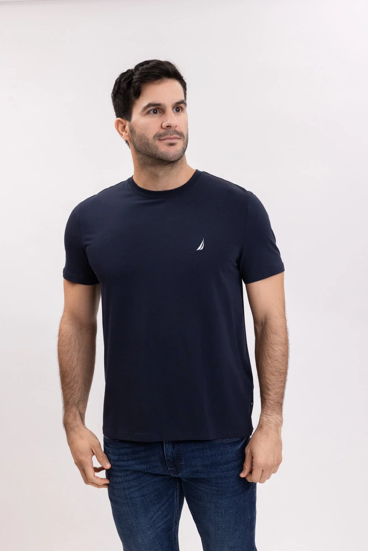 NAUTICA T-SHIRT M/C DE HOMBRE AZUL 41050V-4NV