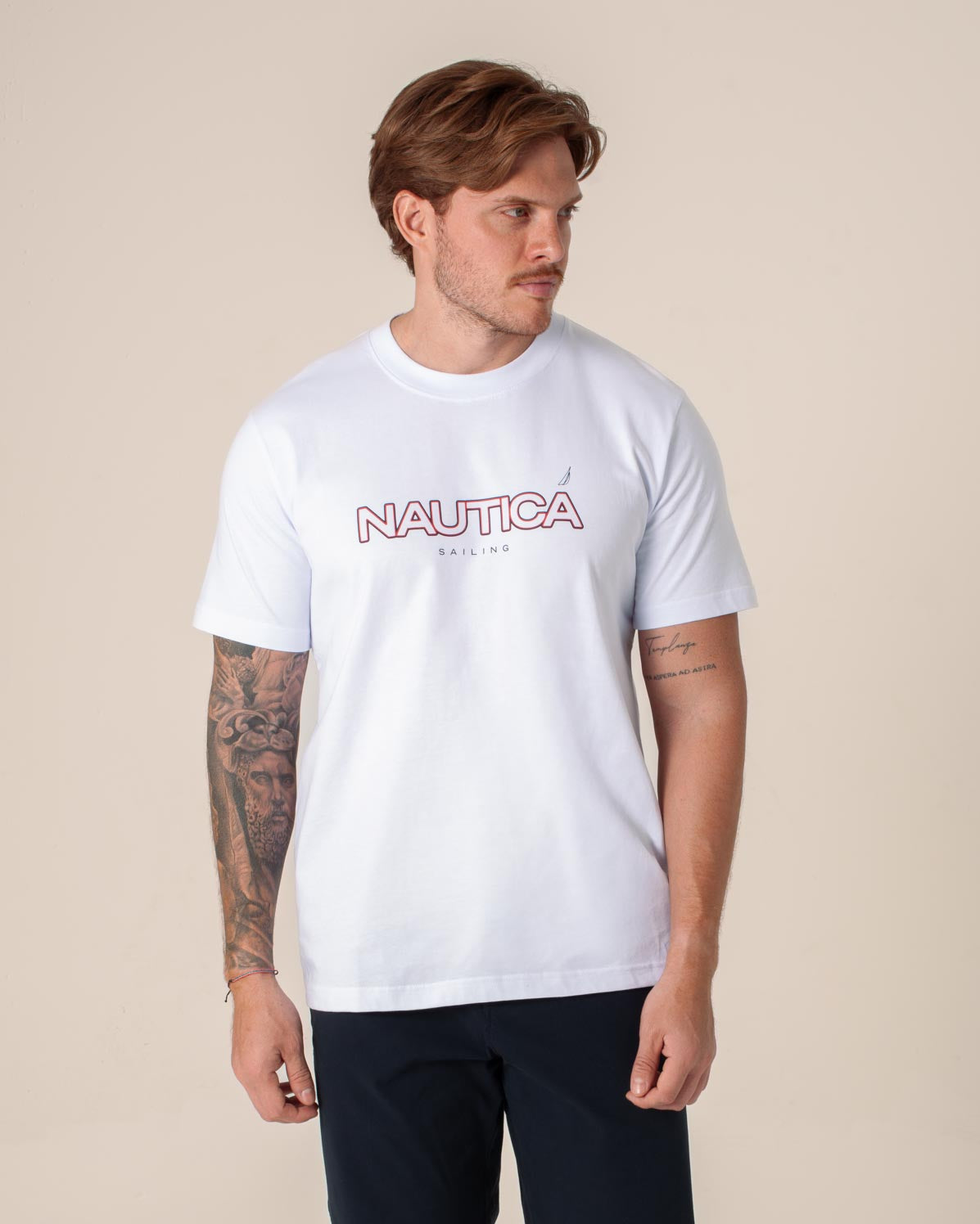 NAUTICA T-SHIRT M/C DE HOMBRE BLANCO N1U04126-908