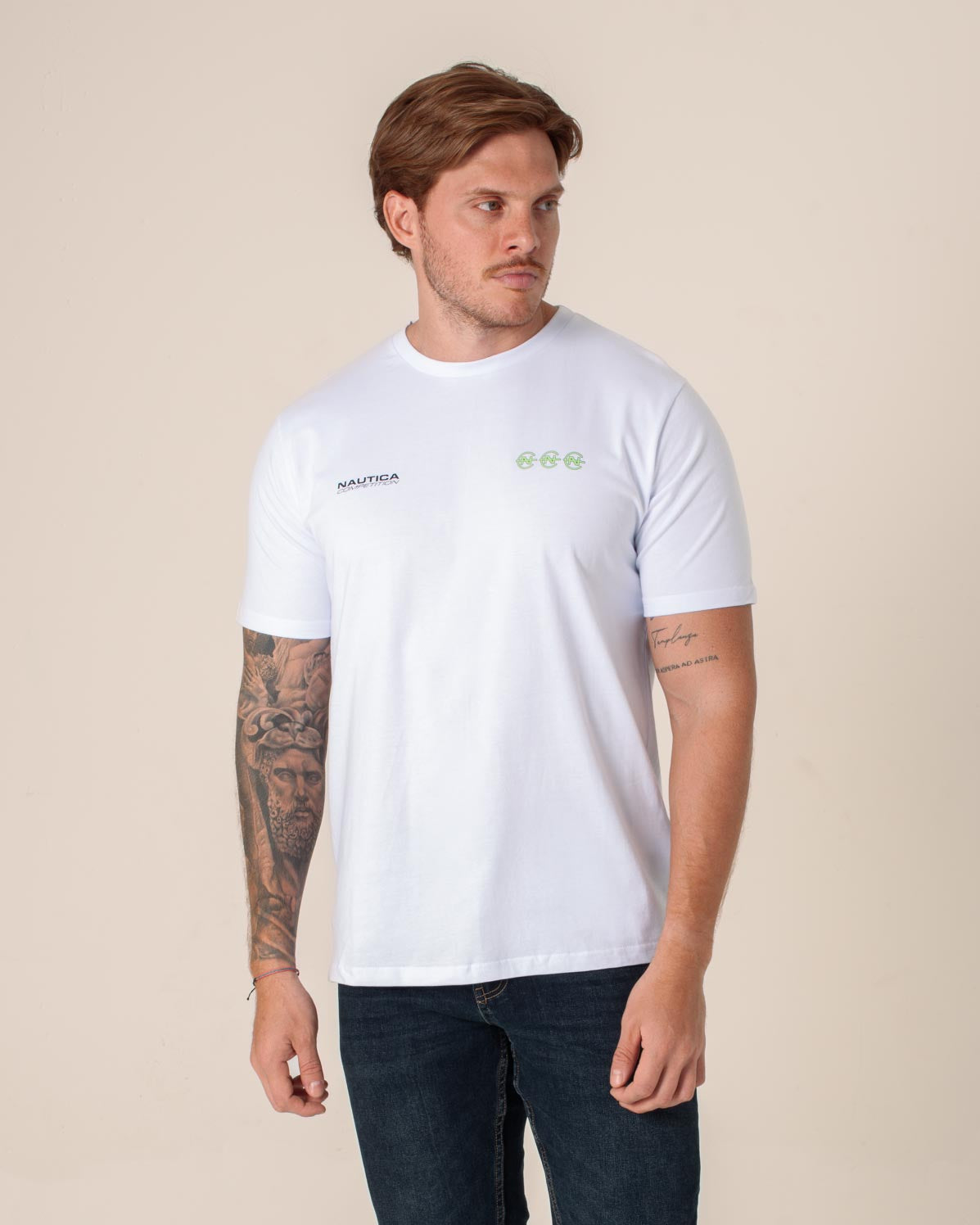 NAUTICA T-SHIRT M/C DE HOMBRE BLANCO N7U04138-908