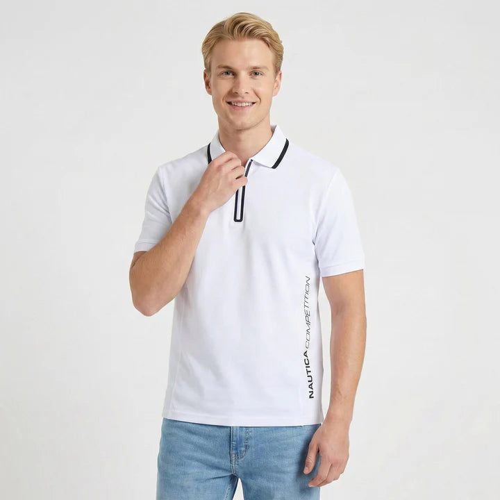 NAUTICA PLAYERA DE HOMBRE M/C BLANCO N7U04139-908