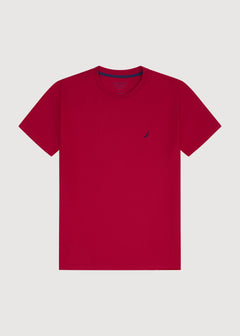 NAUTICA T-SHIRT M/C DE HOMBRE ROJO N1CR0115-802