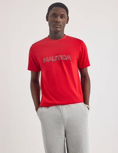 NAUTICA T-SHIRT M/C DE HOMBRE ROJO N1U04126-823