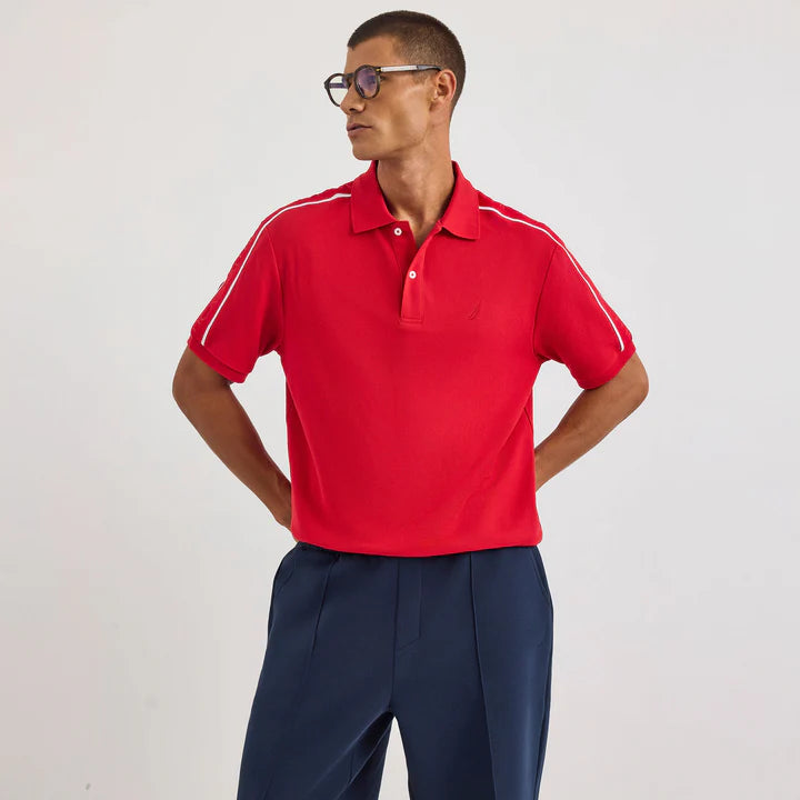 NAUTICA PLAYERA DE HOMBRE M/C ROJO N1U04130-823