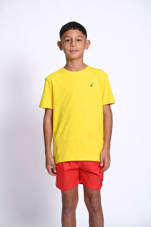 NAUTICA T-SHIRT DE NIÑO AMARILLO N3JM1051-606