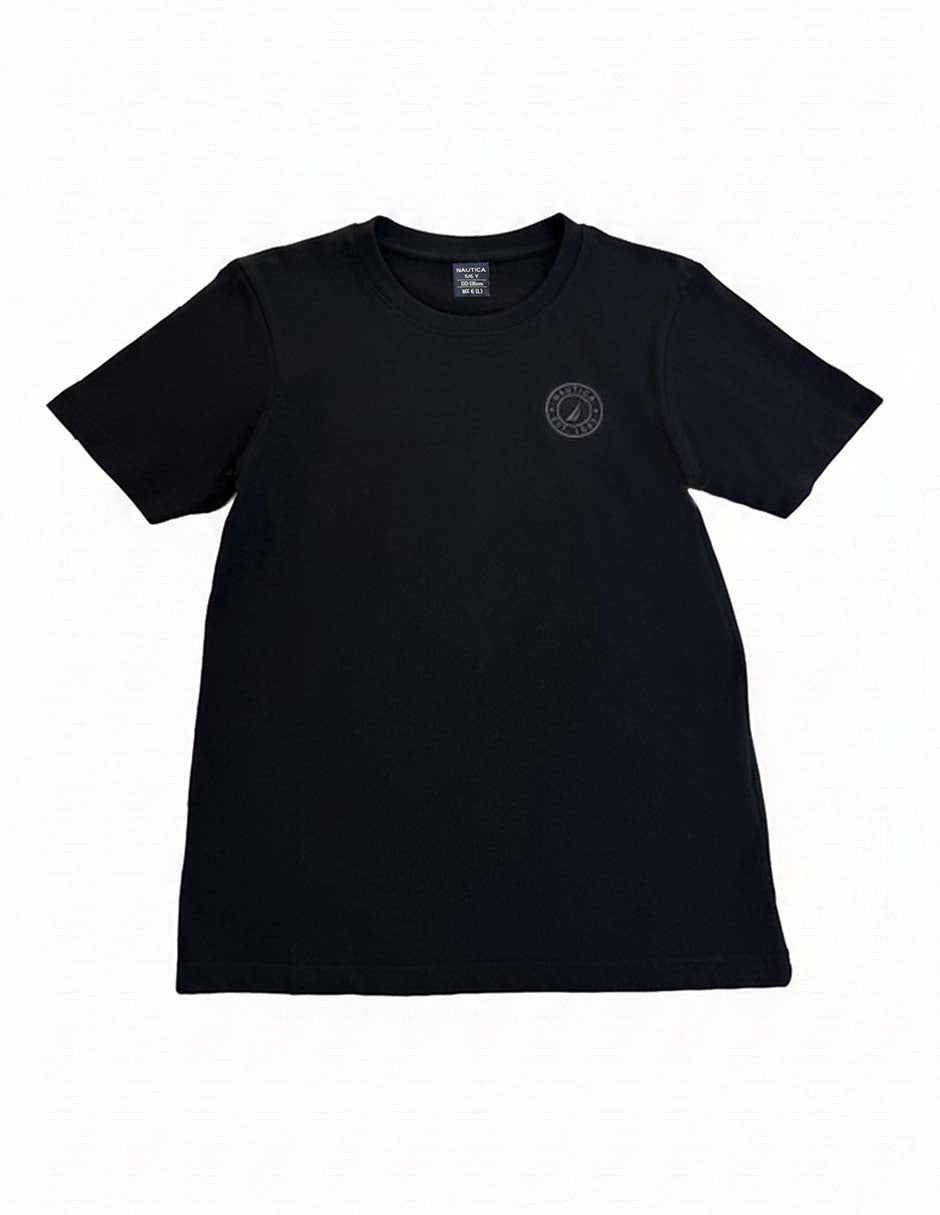 NAUTICA T-SHIRT DE NIÑO NEGRO N3JU4299-11