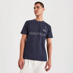 CAMISETA NAUTICA PARA CABALLERO COLOR AZUL